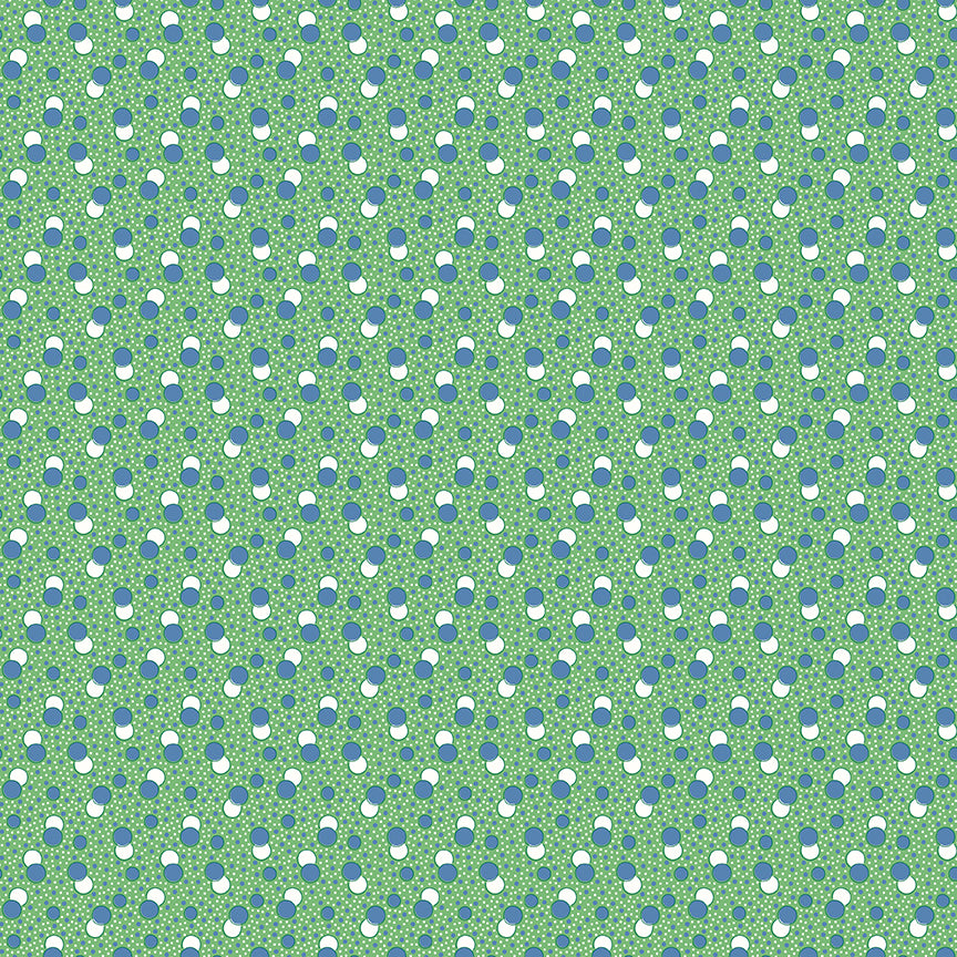 Riley Blake Designs | Traditional 30's | Dots Green | C18247-GREEN