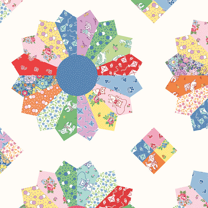 Riley Blake Designs | Traditional 30's | Cheater Print Multi | C18249-MULTI