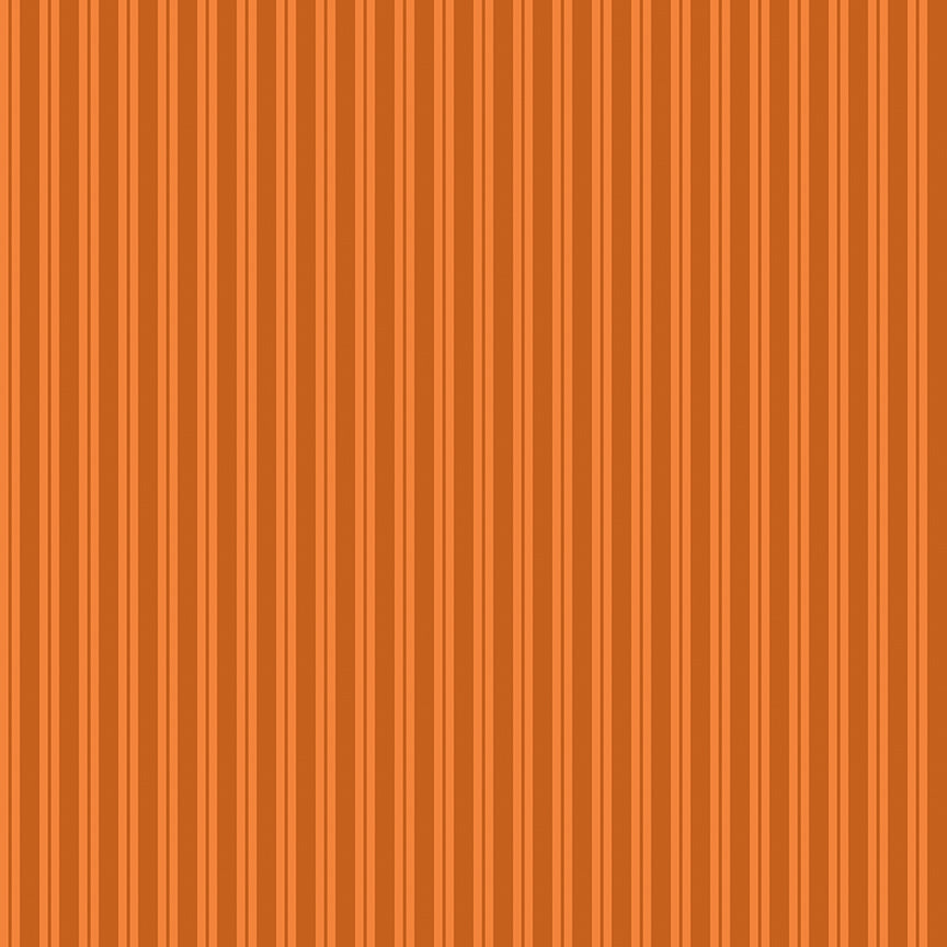 Riley Blake Designs | Cobweb Cottage | Stripes | Orange | C19087-ORANGE