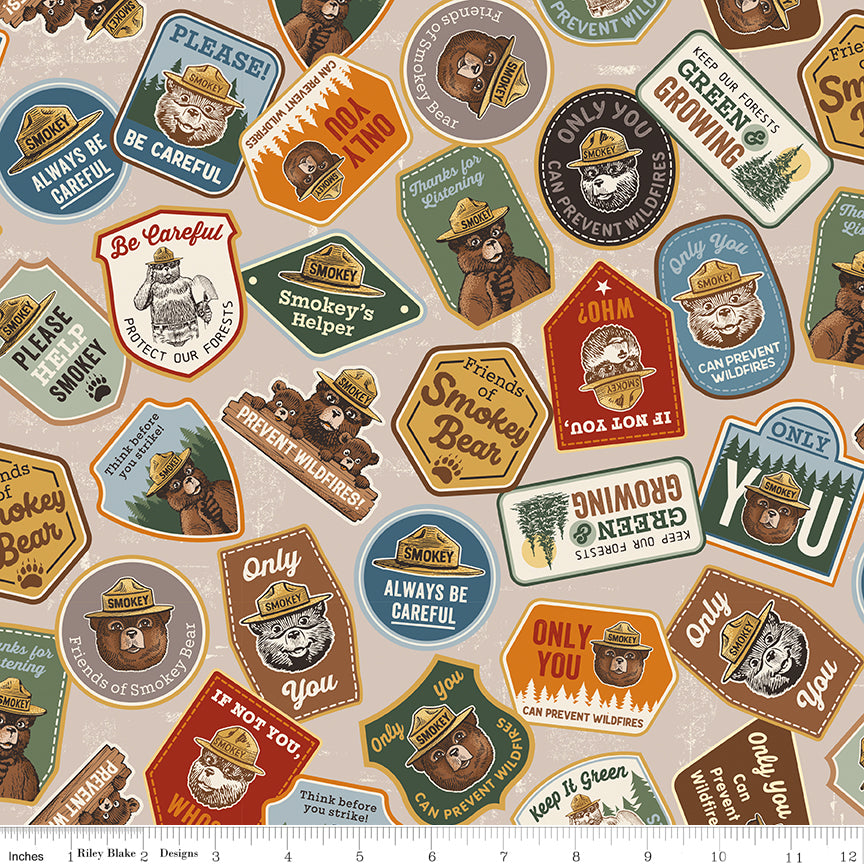Riley Blake Designs | Keep It Green | Patches Wheat | Tan | C19121-WHEAT
