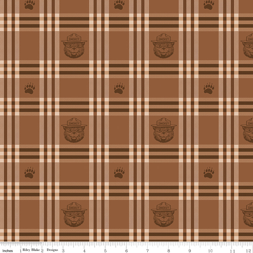 Riley Blake Designs | Keep It Green | Plaid | Brown | C19123-BROWN