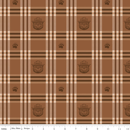 Riley Blake Designs | Keep It Green | Plaid | Brown | C19123-BROWN