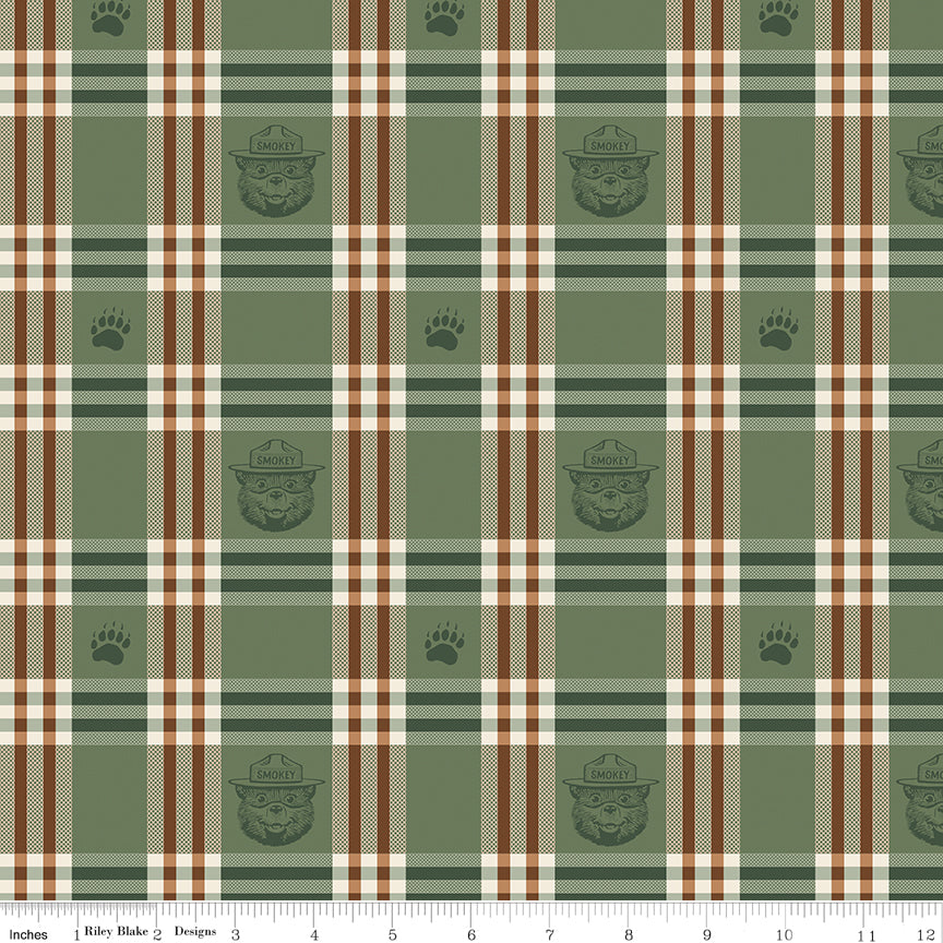 Riley Blake Designs | Keep It Green | Plaid | Green | C19123-GREEN