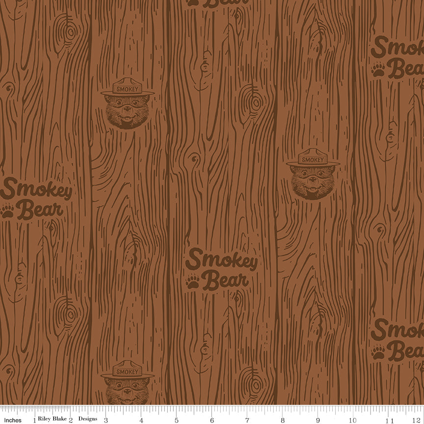 Riley Blake Designs | Keep It Green | Wood | Brown | C19125-BROWN
