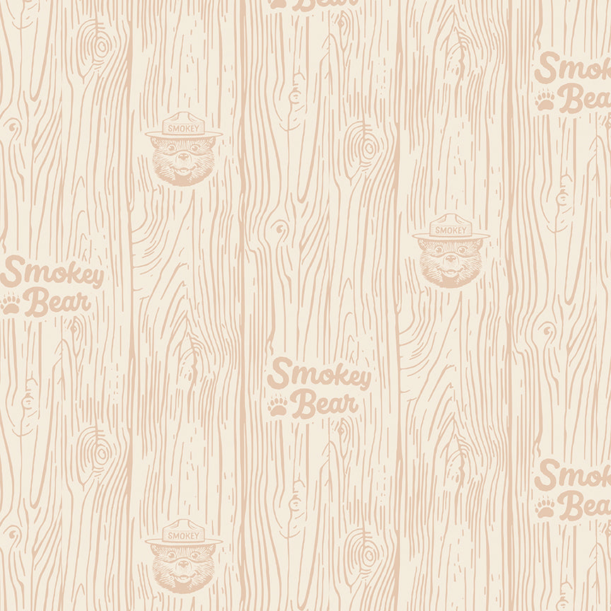 Riley Blake Designs | Keep It Green | Wood | Cream | C19125-CREAM