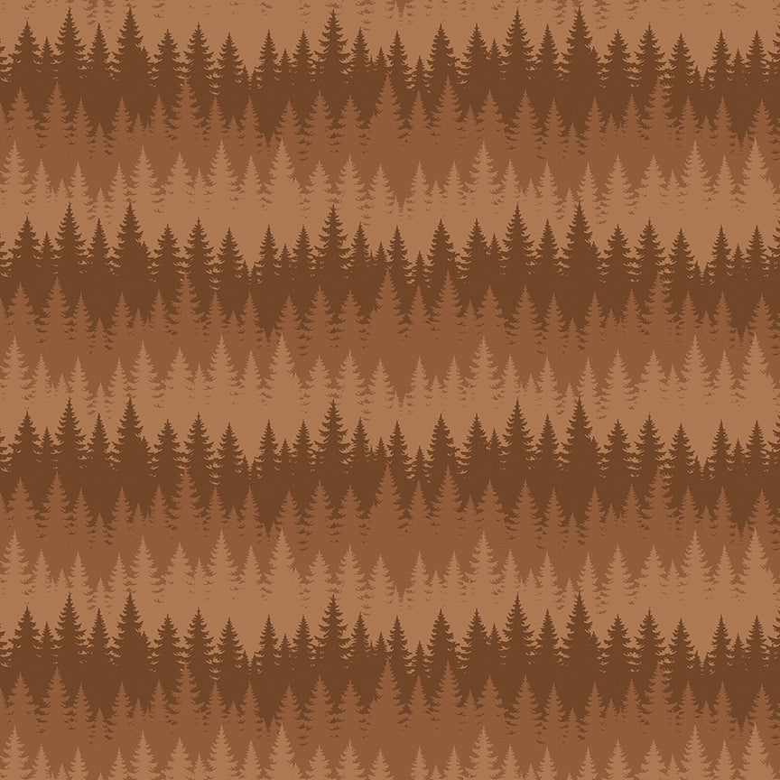 Riley Blake Designs | Keep It Green | Trees | Brown | C19126-BROWN