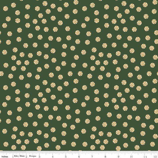 Riley Blake Designs | Santa's Fair | Mints | Green | C19204-GREEN