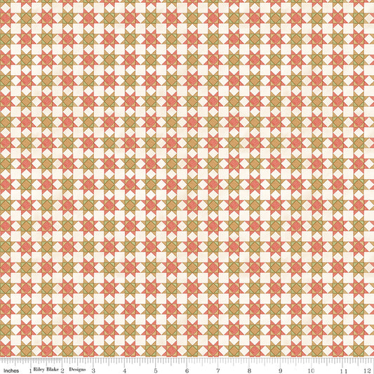 Riley Blake Designs | Waddle's Christmas | Quilt Blocks Cotton | Off White | C19294-COTTON
