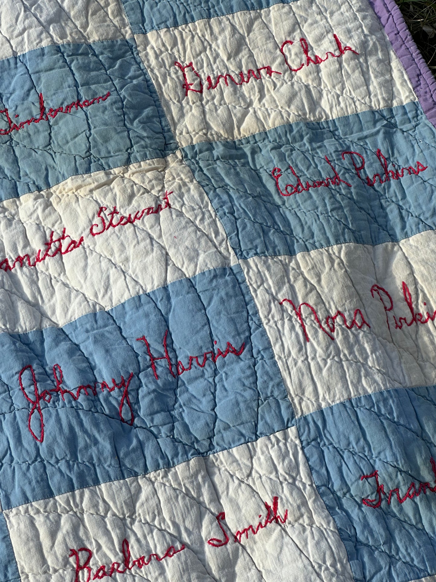 Quilt | Vintage (circa 1951) Signature Qullt | Curated Collection