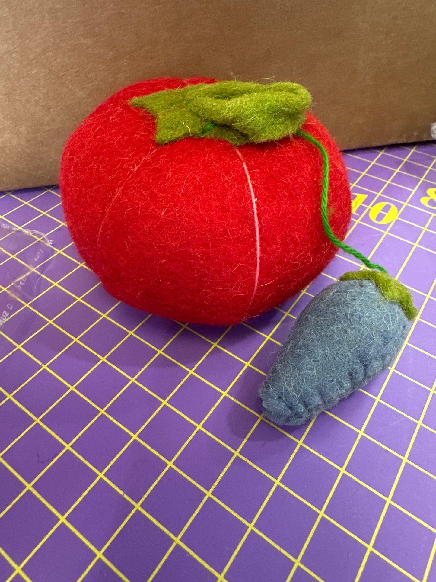 Tomato Pin Cushion | Qty 1 | Felted