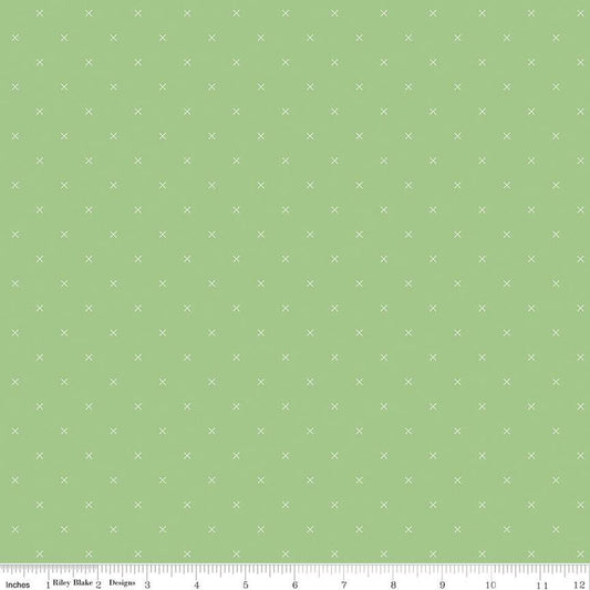 Riley Blake | Bee Cross Stitch | Riley Green | Lori Holt
