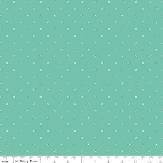 Riley Blake | Bee Cross Stitch | Seaglass | Lori Holt