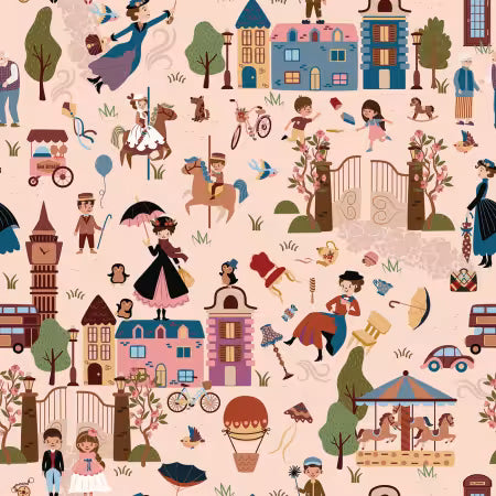 Riley Blake | A Spoonful of Sugar | Cherry Tree Lane | Champagne | C17080