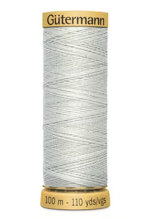 Gütermann Thread Cotton 50 100m Solid Light Gray # 744491-9090