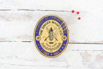 Needle Minder, PIN PAL - 100-Year Badge Singer Centennial - Singer Featherweight