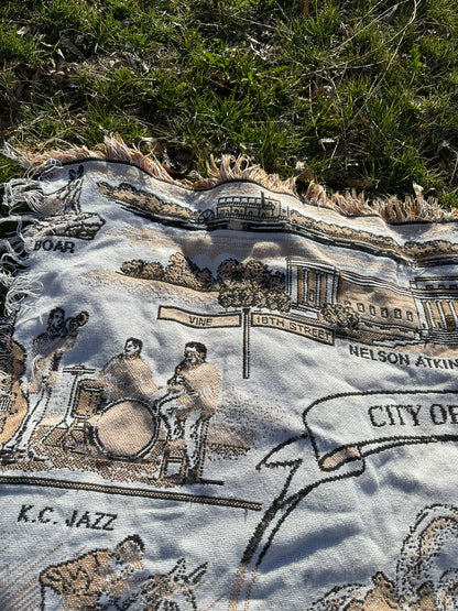 Throw | City of Fountains Kansas City | Vintage | Curated Collection