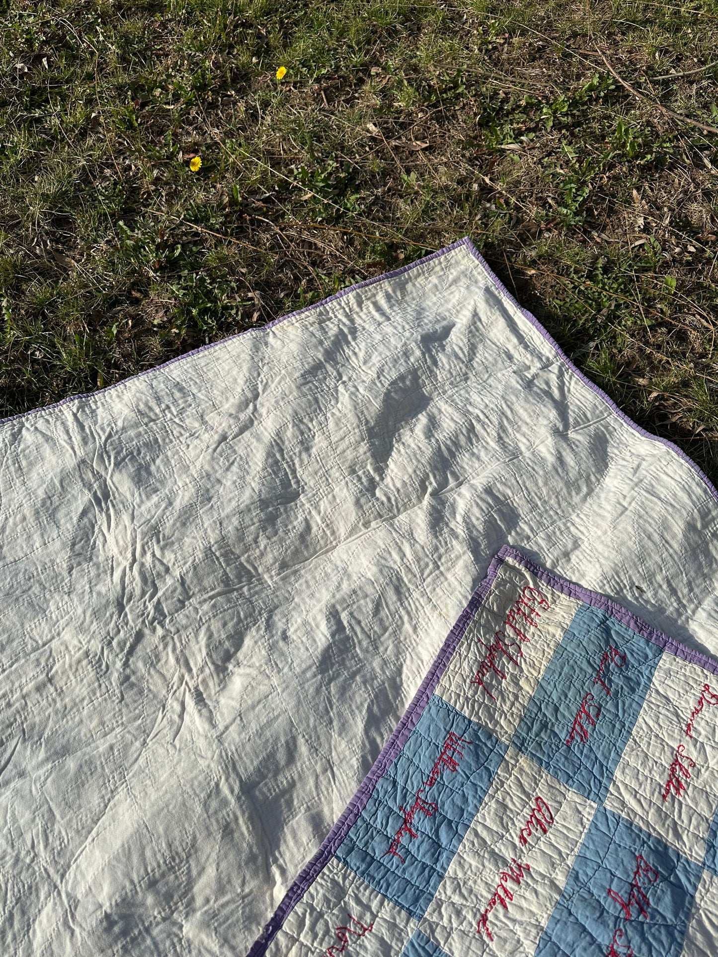 Quilt | Vintage (circa 1951) Signature Qullt | Curated Collection