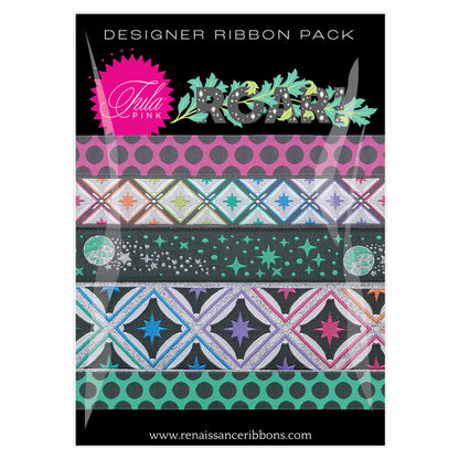 Tula Pink | Designer Ribbon Pack | Roar | Storm