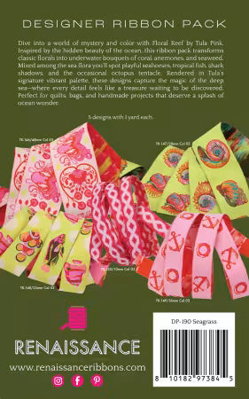 Ribbon | Tula Pink Floral Reef Seaglass Designer Pack