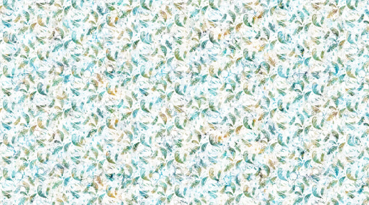 Northcott | Raven's Call | Feathers | White Multi