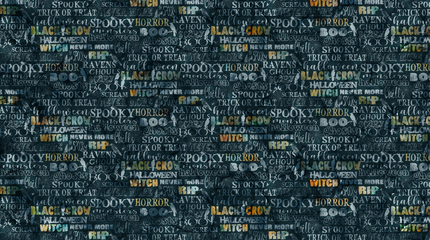 Northcott | Raven's Call | Words | Black Multi