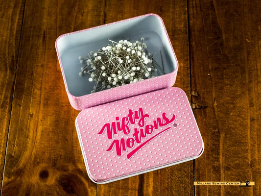 Nifty Notions | Glass Head Pins | 1 3/8" | 200 Ct.