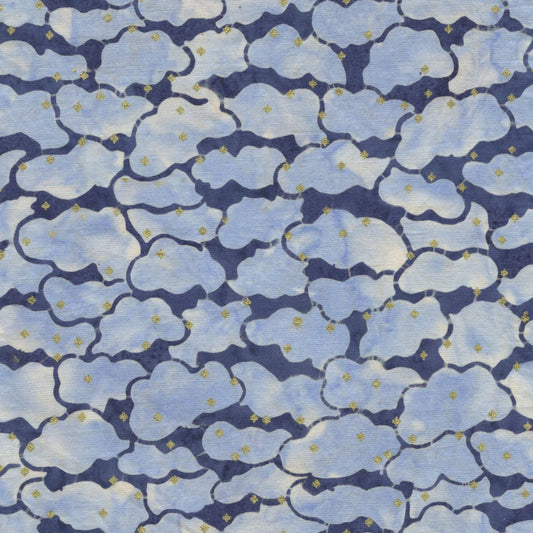 Maywood Studio | Dusk to Dawn Batiks | Clouds in Blue