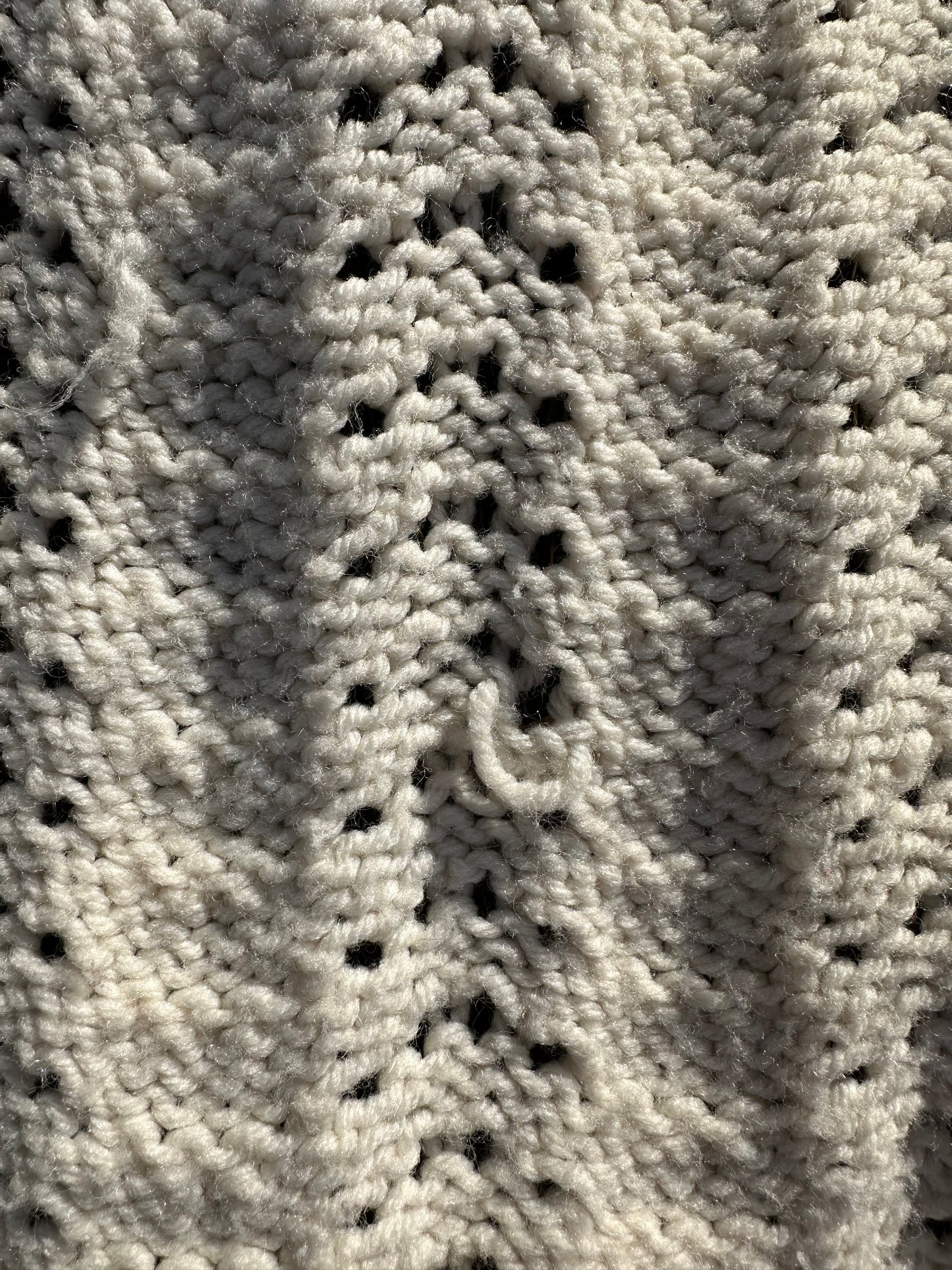 Handmade Afghan | White | Curated Collection