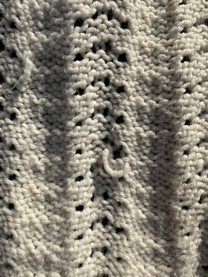 Handmade Afghan | White | Curated Collection