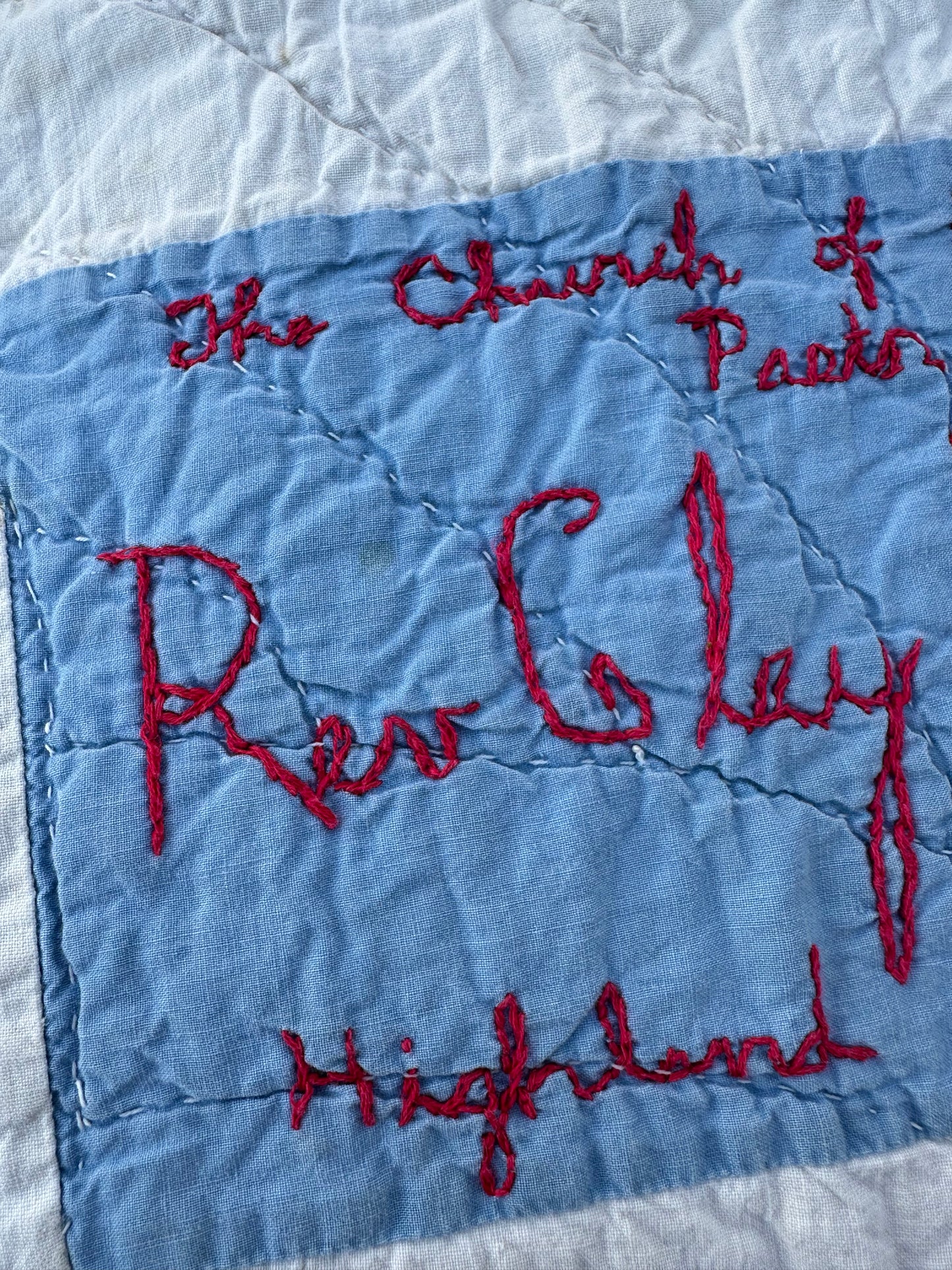 Quilt | Vintage (circa 1951) Signature Qullt | Curated Collection