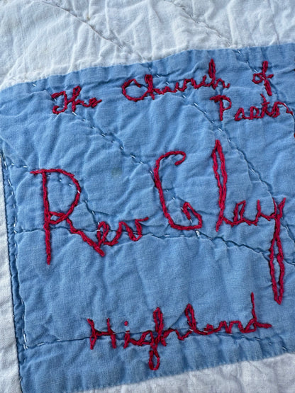 Quilt | Vintage (circa 1951) Signature Qullt | Curated Collection