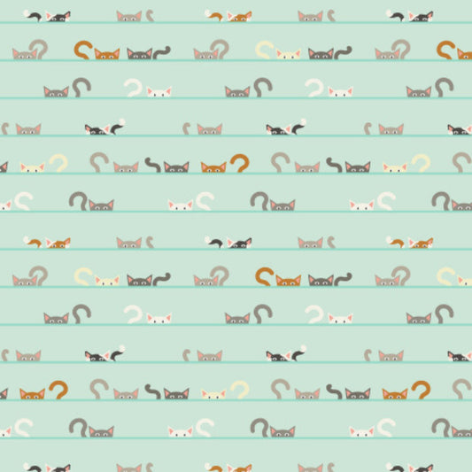 Cotton + Steel | Sazerelli Designs | Kitty Kats | Kurious Kats | SD102-PP2