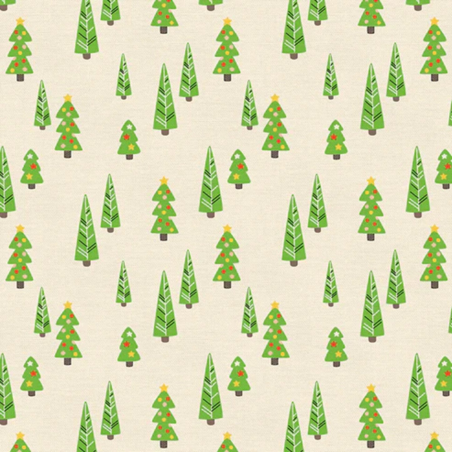 Paintbrush Studio | Christmas Friends | Holiday Trees | Cream
