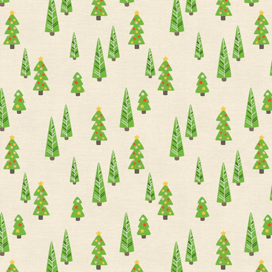 Paintbrush Studio | Christmas Friends | Holiday Trees | Cream