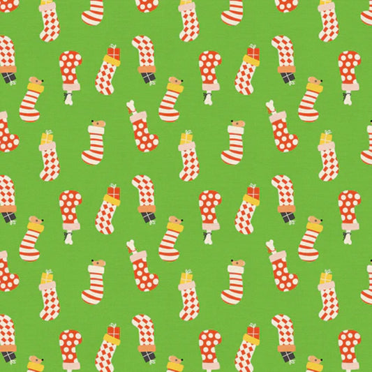 Paintbrush Studio | Christmas Friends | Stockings | Green