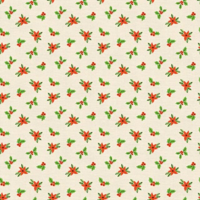 Paintbrush Studio | Christmas Friends | Poinsettas | Red/Cream