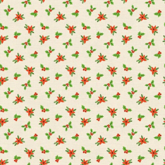 Paintbrush Studio | Christmas Friends | Poinsettas | Red/Cream