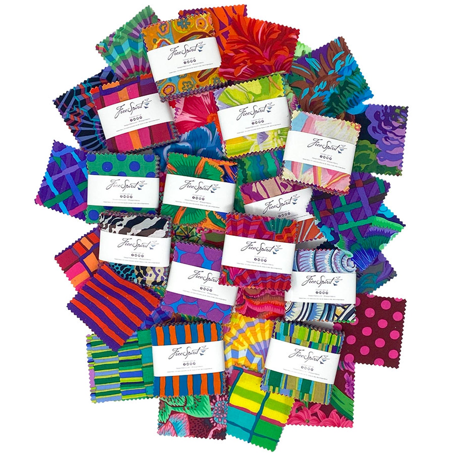 Free Spirit Fabrics | Mystery Mini-Charm | Featuring Kaffe Fassett Collective Fabrics