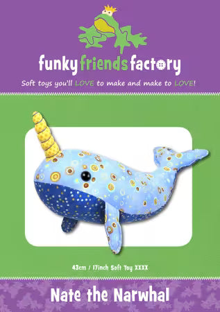 Funky Friends Factory | Pattern | Nate The Narwhal # FF2632