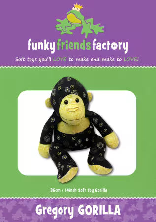Funky Friends Factory | Pattern | Gregory Gorilla # FF2731
