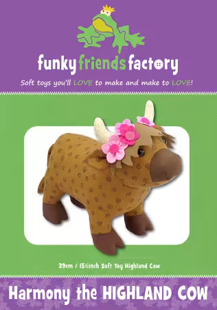 Funky Friends Factory | Pattern | Harmony The Highland Cow # FF2861