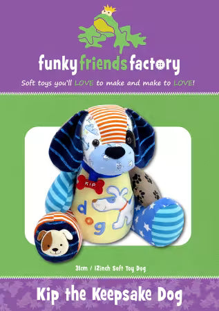 Kip the Keepsake Dog Sewing Pattern - Checker item FF2885