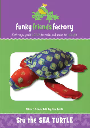 Funky Friends Factory | Pattern | Stu Sea Turtle # FF4514
