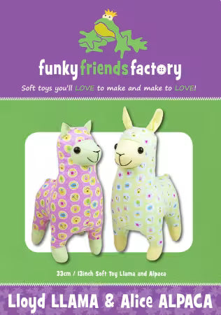Funky Friends Factory | Pattern | Lloyd Llama & Alice Alpaca # FF4668