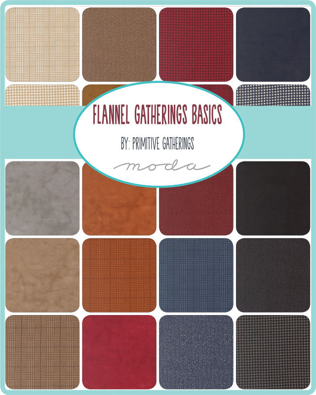 Moda | Primitive Gatherings | Flannel Gatherings Basics | Flannel Layer Cake
