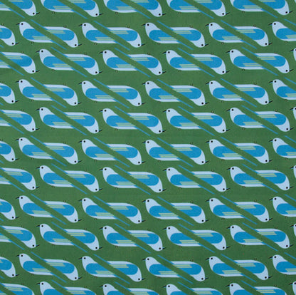 Birch Fabric | Charley Harper | Bluebird | Poplin Fabric