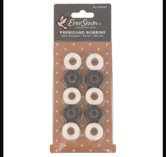 Ever Sewn Pre Wound Bobbins 10 count