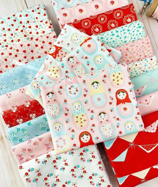 Poppie Cotton Fat quarter bundle (21) -Market Day