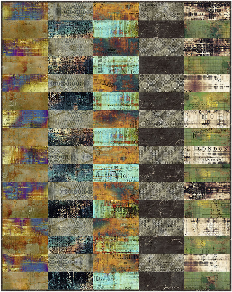 FreeSpirit | Tim Holtz Eclectic Elements | Abandoned | Geneva Quilt Spark Pack | FB4SPTH.GENEVA