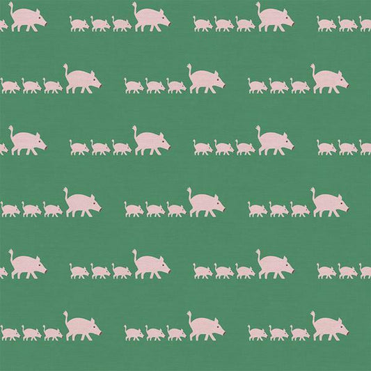 Paintbrush Studio | Animal Kingdom | Pig | Pink |Green